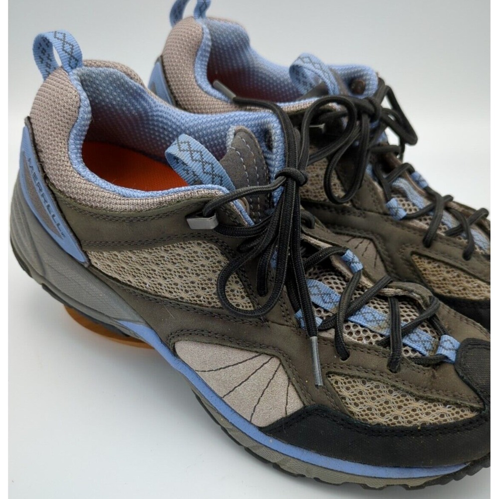 Merrell Avian Light Vibram Womens Sz 7.5 Hiking Shoe Ventilator/Dark Shadow Read